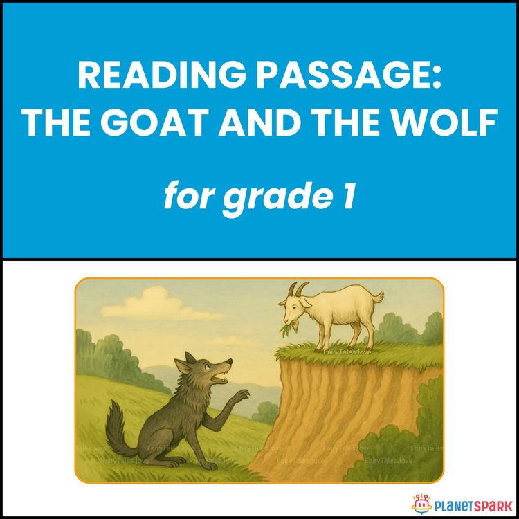 Class 1 Reading Passage on The Goat and the Wolf