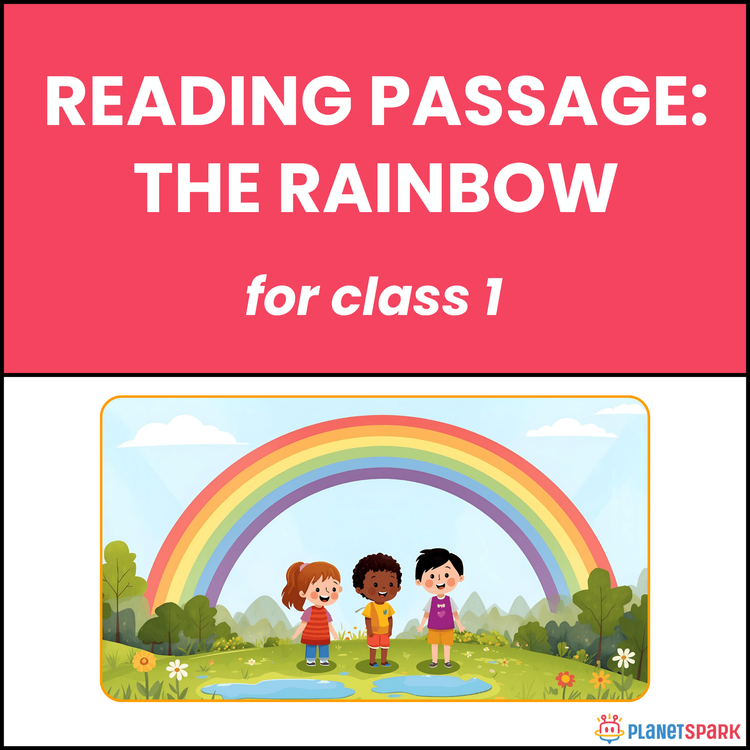 Class 1 Reading Passage on The Rainbow Colors