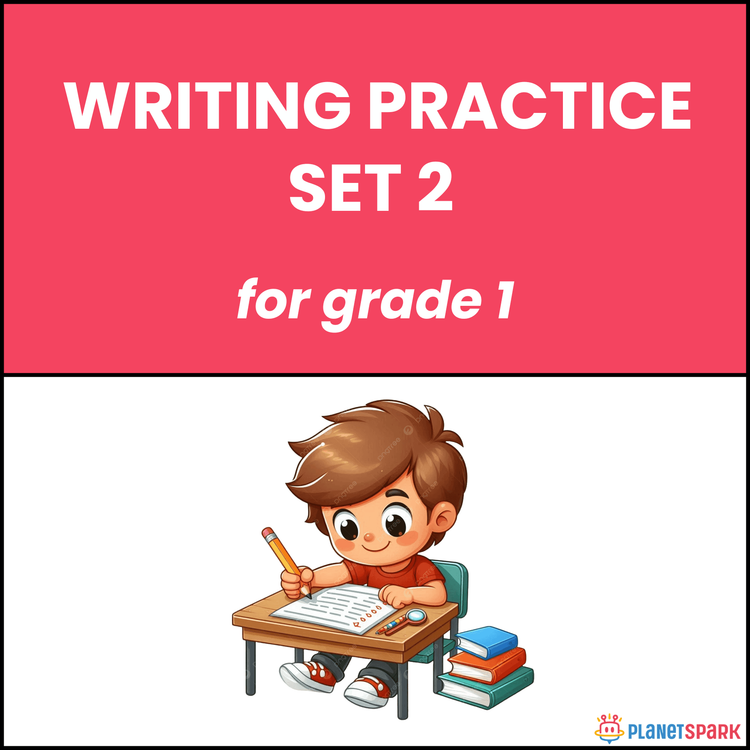 Class 1 Worksheet on Writing Practice Set 2
