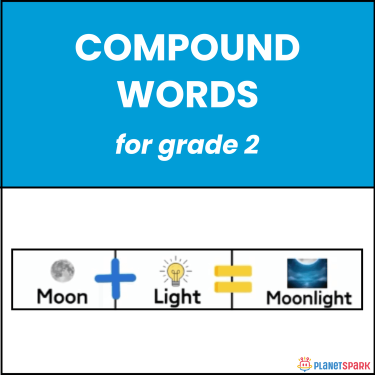 Class 2 English Grammar Worksheet on Compound Words