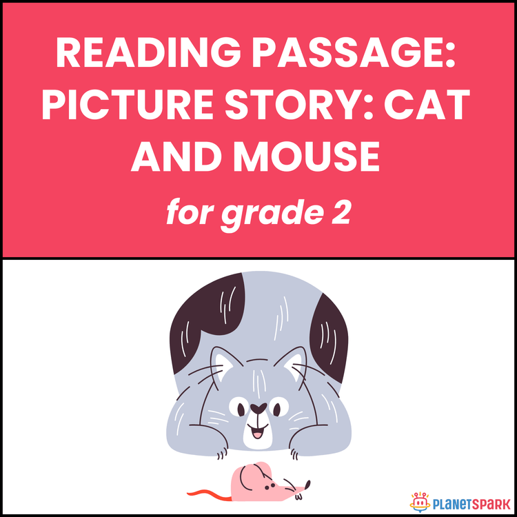 Class 2 Reading Passage on Story: Cats and Mouse