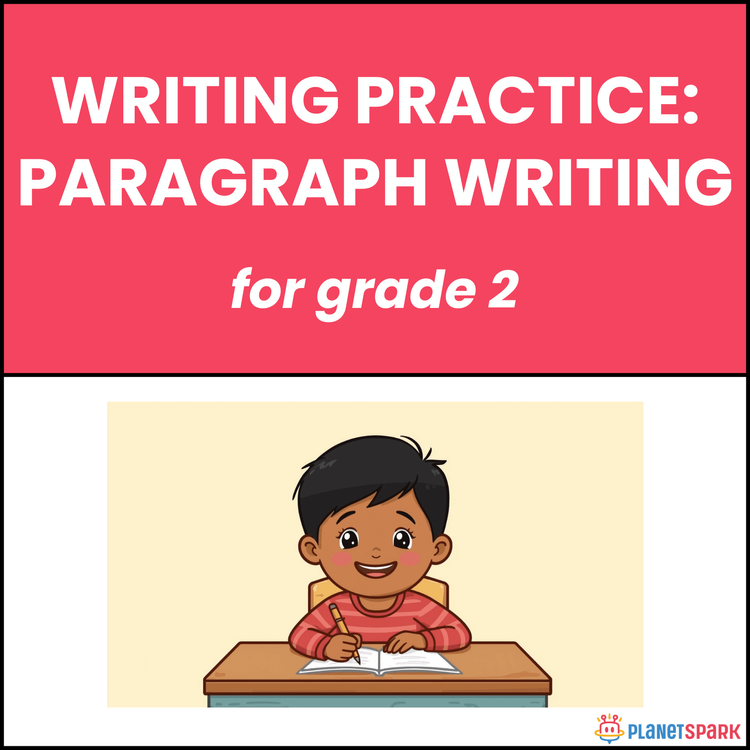 Class 2 English Worksheet for Paragraph Writing