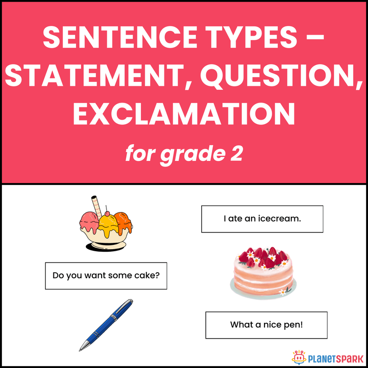 Class 2 Grammar Worksheet on Sentence Forms Guide