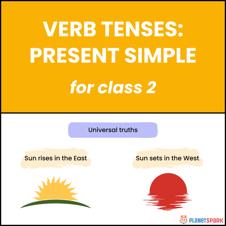 Class 2 Grammar Worksheet on Simple Present Tense
