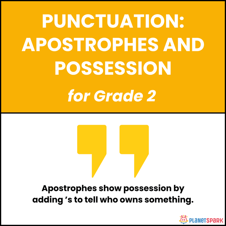 Class 2 Punctuation Worksheet on Apostrophes and Possession