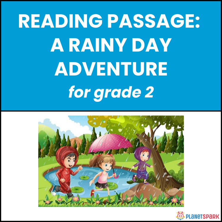 Class 2 Reading Passage on A Rainy Day Adventure