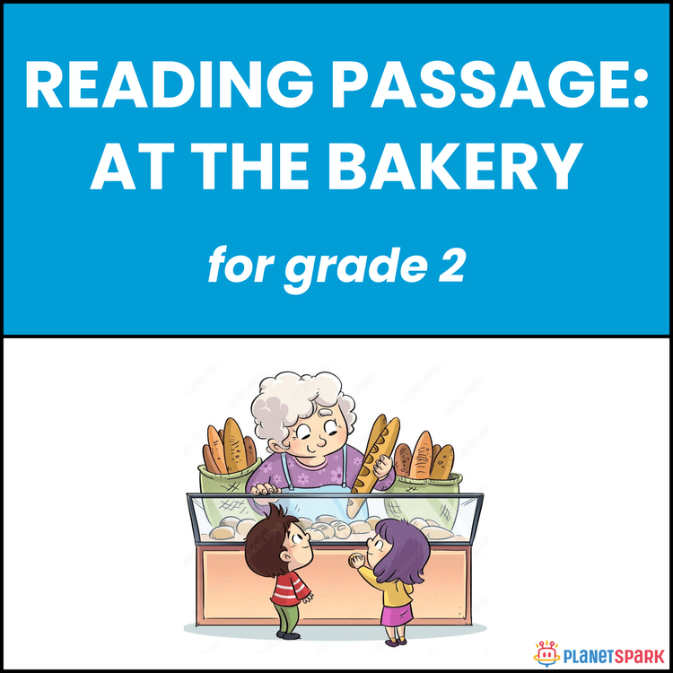 Class 2 Reading Passage on At the Bakery