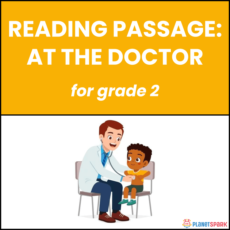 Class 2 Reading Passage on At the Doctor
