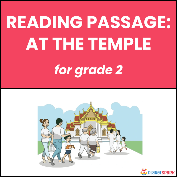Class 2 Reading Passage on At the Temple