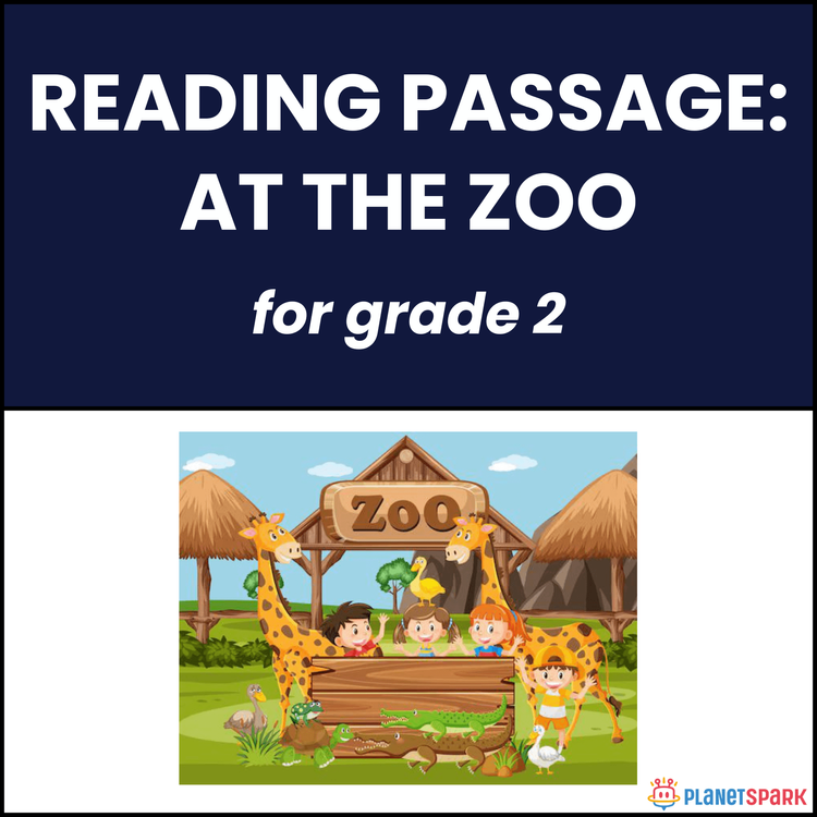 Class 2 Reading Passage on At the Zoo