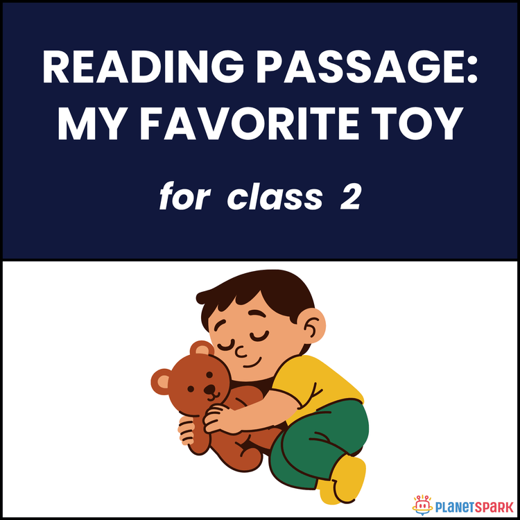 Class 2 Reading Passage on My Favorite Toy
