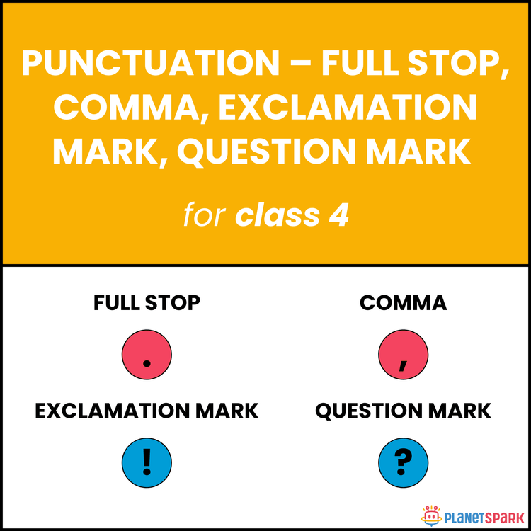 Class 4 Punctuation Worksheet – Basic Marks