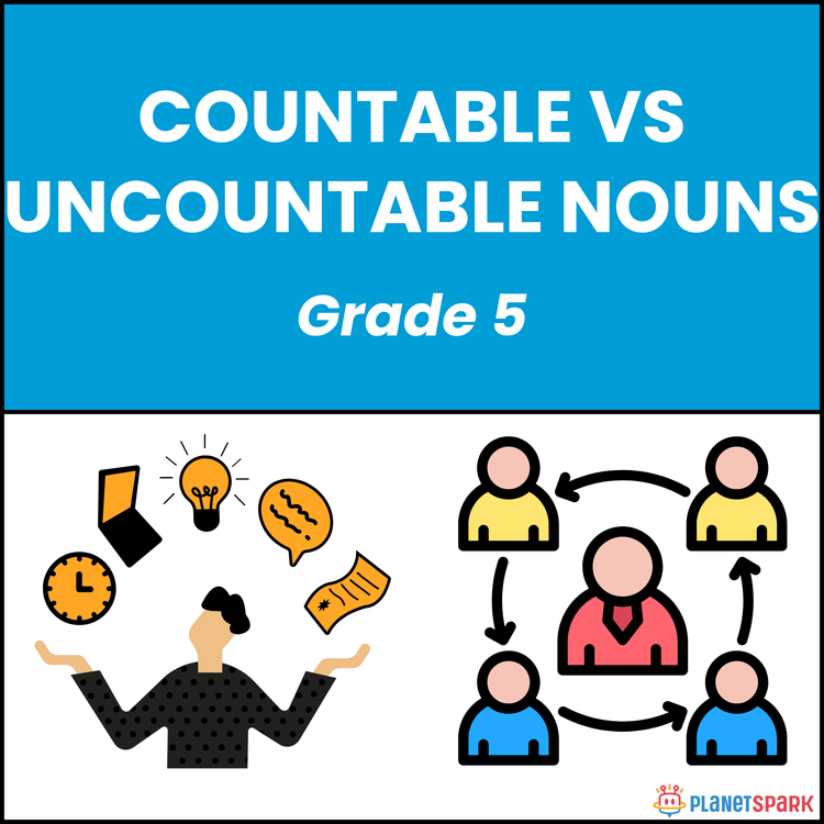 Class 5 Countable and Uncountable Nouns Worksheet