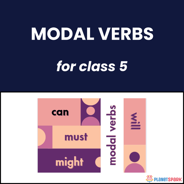 Class 5 English Grammar Worksheet on Modal Verbs