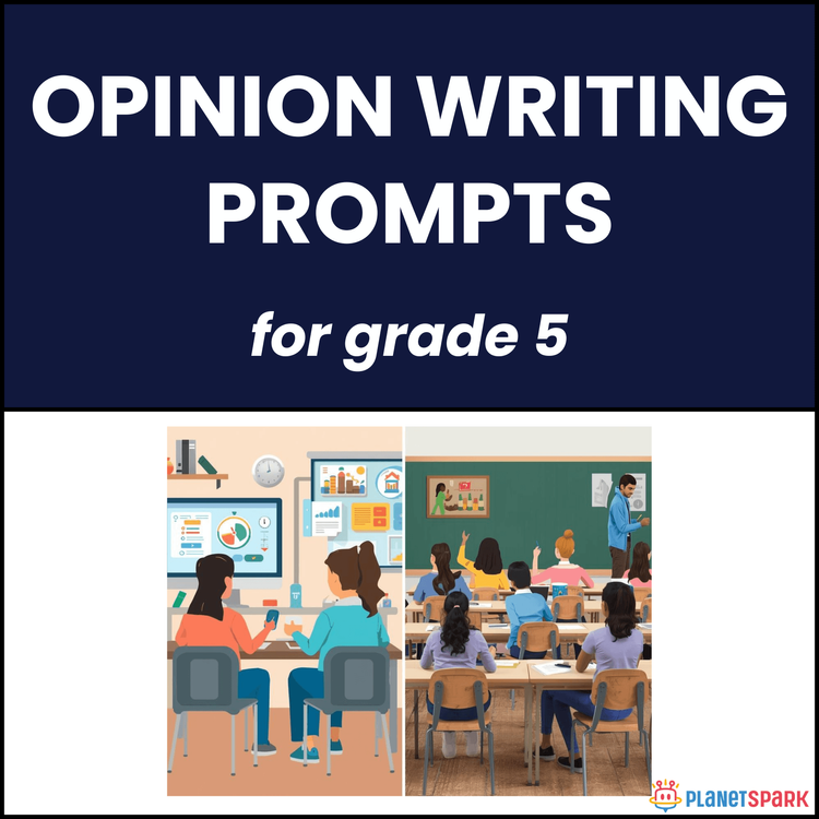 Class 5 English Worksheet on Opinion Writing Skill