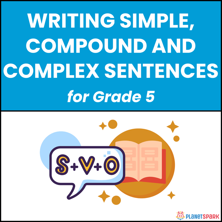 Class 5 Grammar Worksheet on Writng Sentences