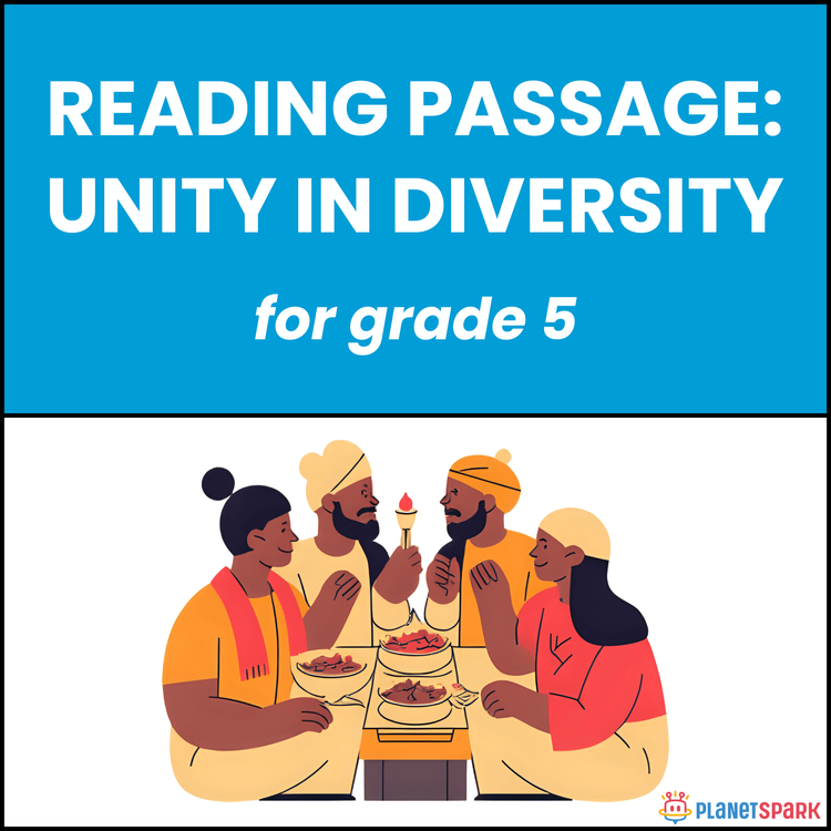 Class 5 Reading Passage on Unity in Diversity