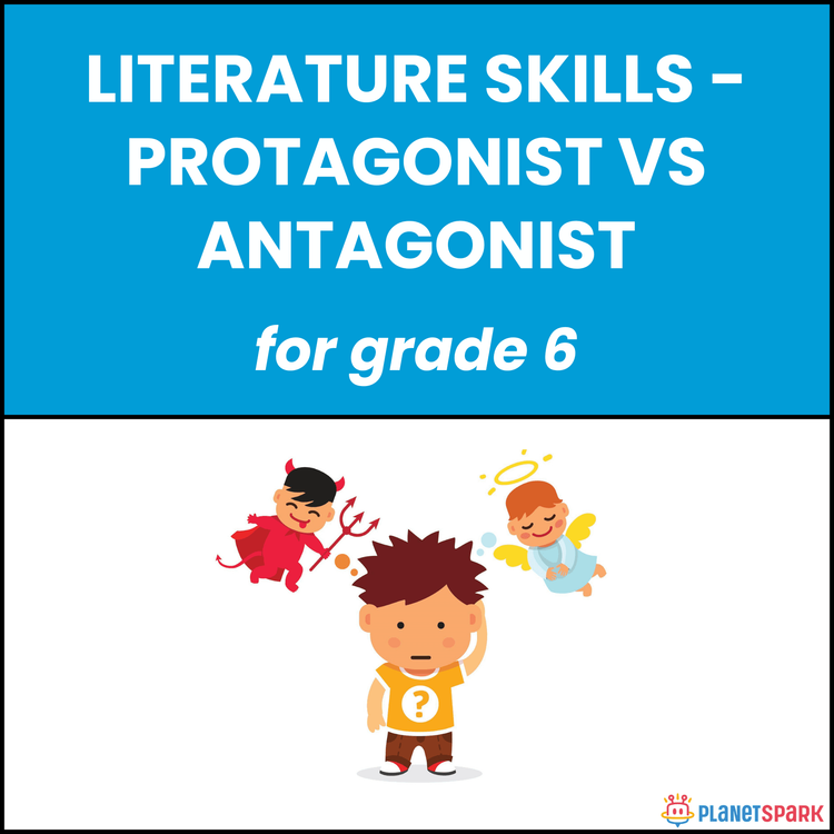 Class 6 English Worksheet Protagonist vs Antagonist