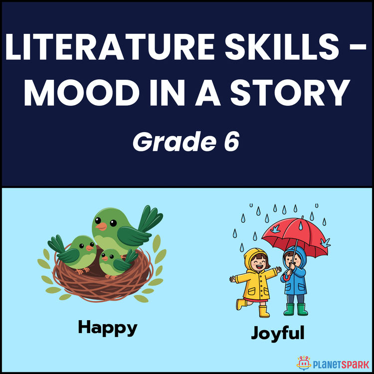 Class 6 English Worksheet on Mood in a Story
