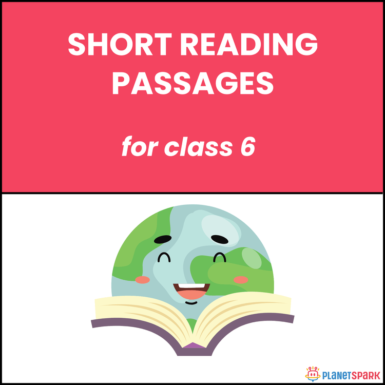 Class 6 English Worksheet on Short Reading Mastery