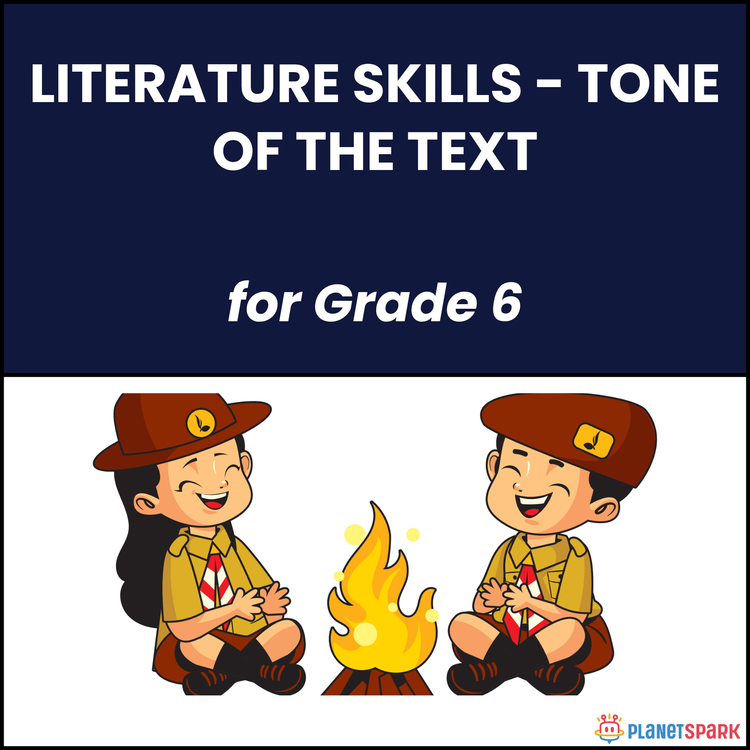 Class 6 English Worksheet on Tone of the Text