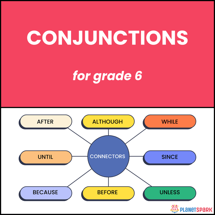 Class 6 Grammar Worksheet on Complex Conjunctions