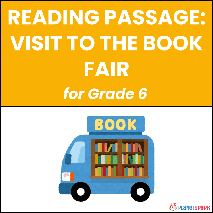 Class 6 Reading Passage on Visit to the Book Fair