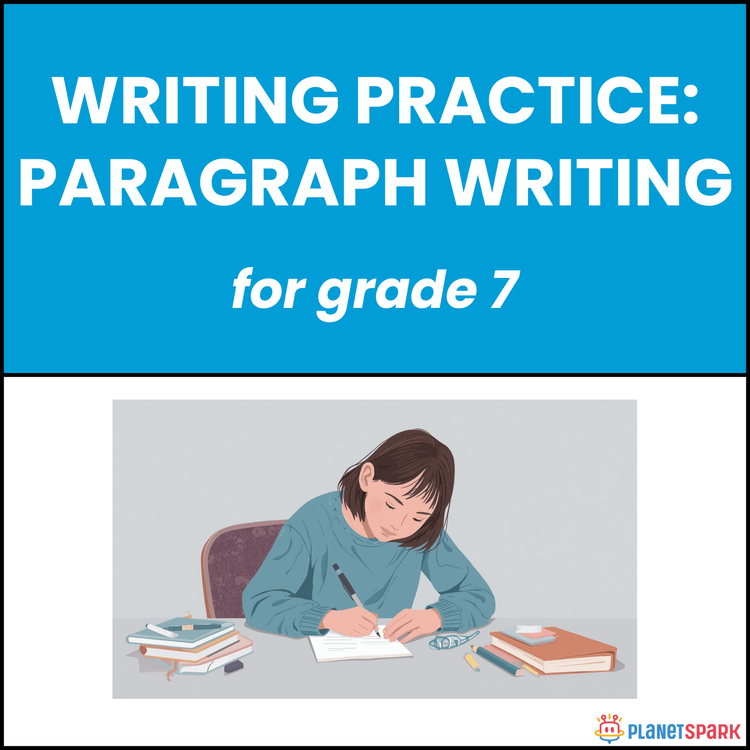 Class 7 English Worksheet for Paragraph Writing