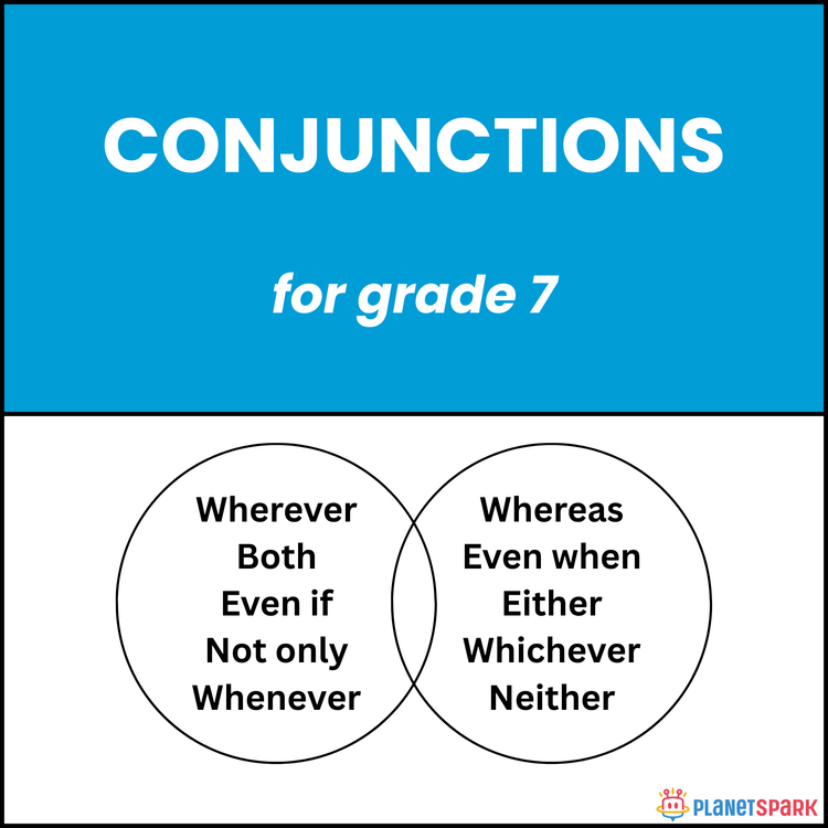 Class 7 Grammar Worksheet on Mastering Conjunctions