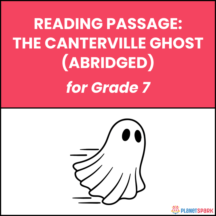 Class 7 Reading Passage on Canterville Ghost
