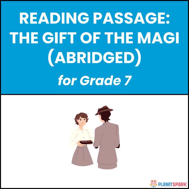 Class 7 Reading Passage on Gift of the Magi