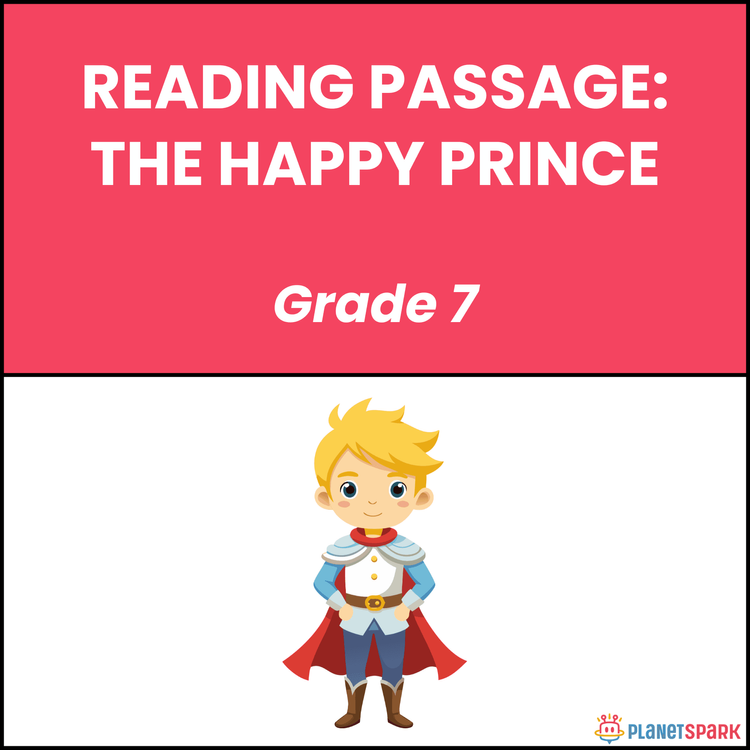 Class 7 Reading Passage on The Happy Prince