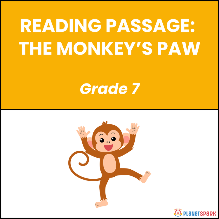 Class 7 Reading Passage on The Monkey’s Paw