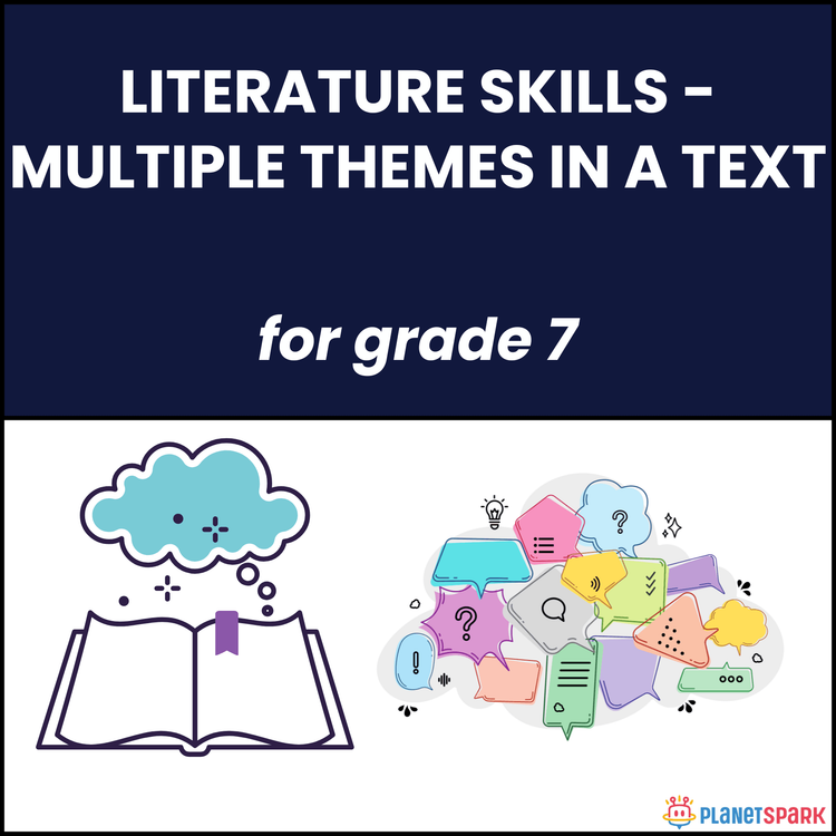 Class 7 Worksheet on Multiple Themes in a Text