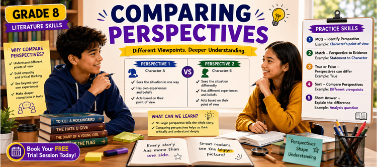 Class 8 Comparing Views Worksheet [Free PDF]