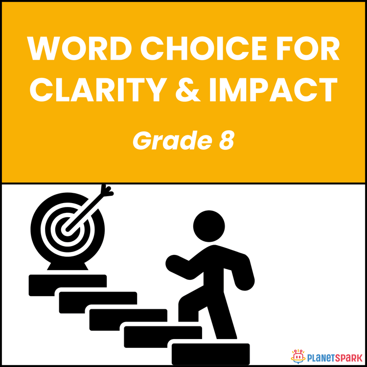 Class 8 Grammar Worksheet on Clear Word Choice