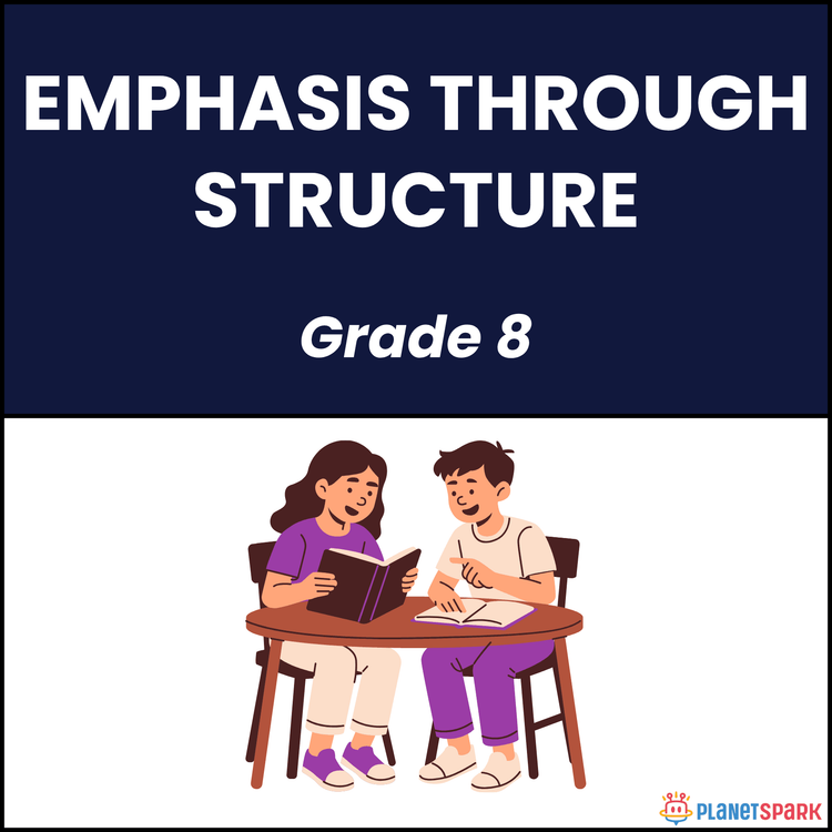 Class 8 Grammar Worksheet on Emphasis in Writing