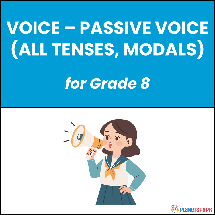 Class 8 Grammar Worksheet on Passive Voice