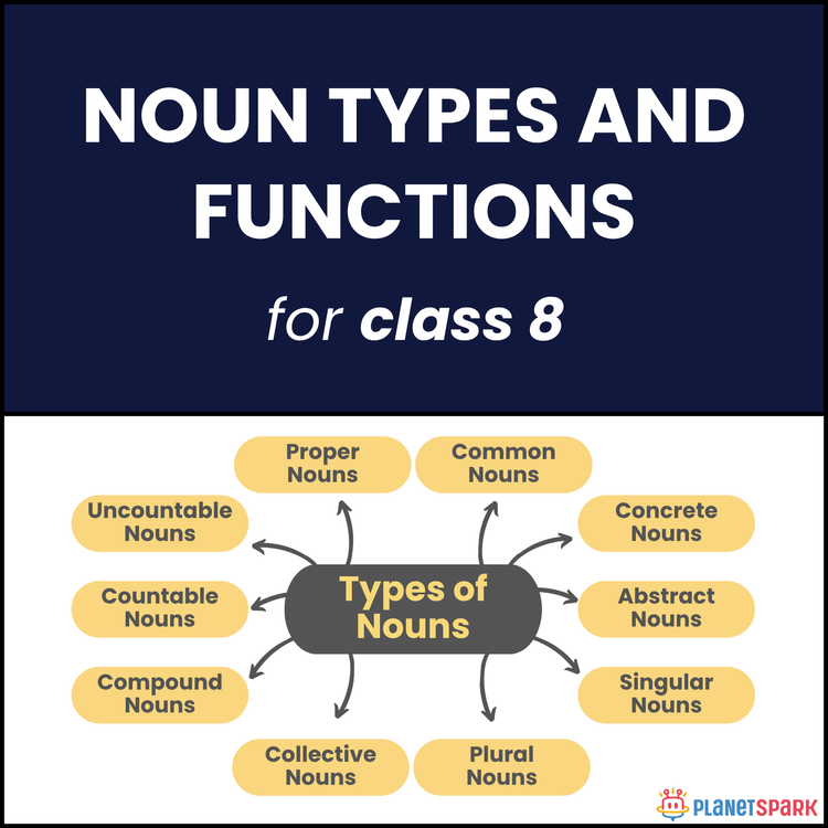 Class 8 Noun Types and Their Functions Sheet