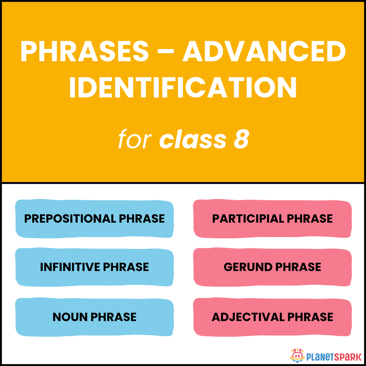 Class 8 Phrases Worksheet: Advanced Identification