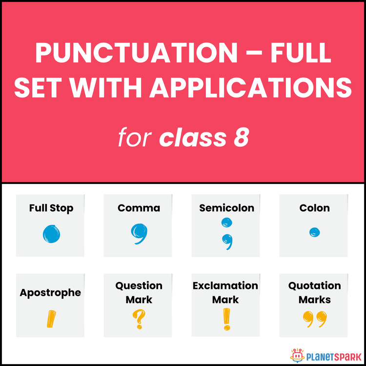 Class 8 Punctuation Worksheet – Advanced Use