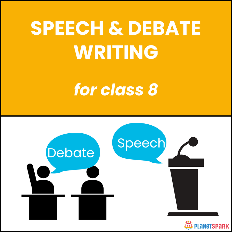 Class 8 Writing Worksheet on SpeechDebate Writing