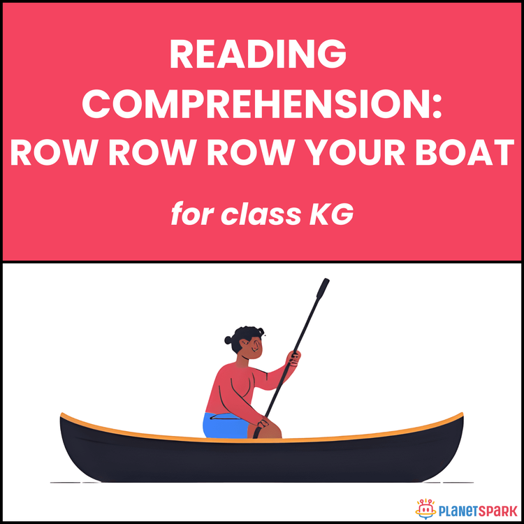 Class KG Poems: Row Row Row Your Boat