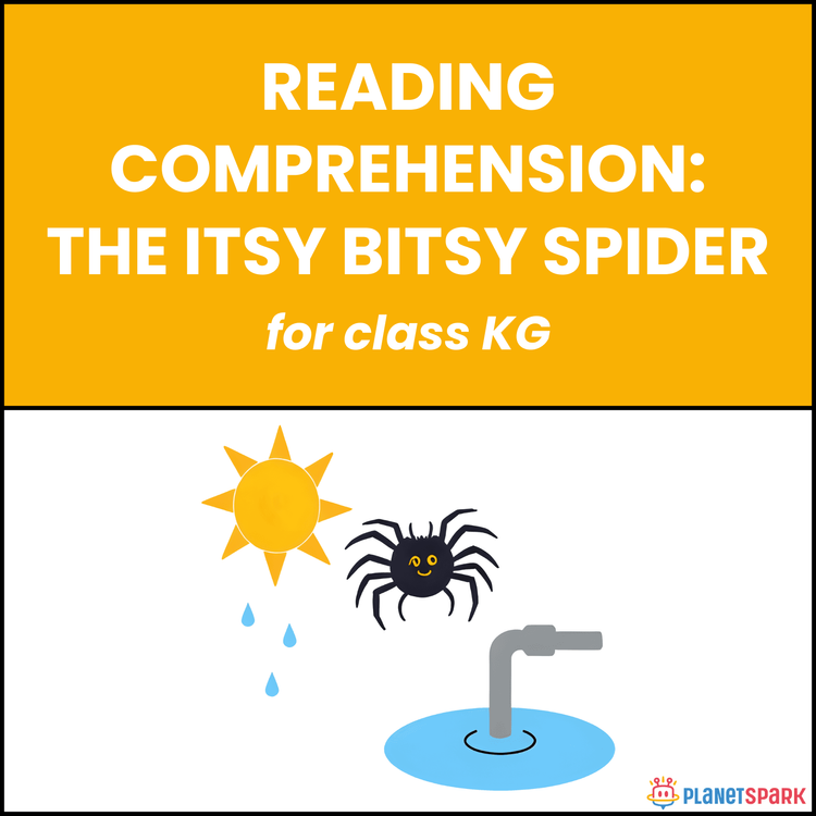 Class KG Poems: The Itsy Bitsy Spider