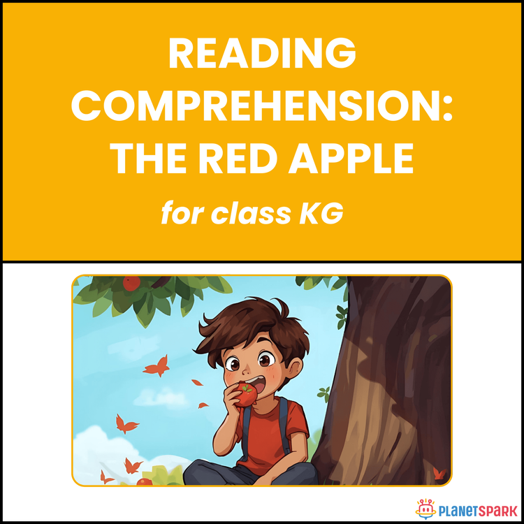 Class KG Short Stories: The Red Apple
