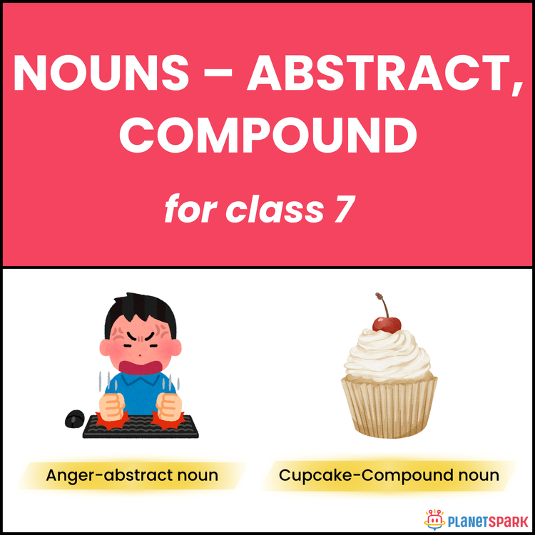 Class seven Worksheet on Abstract and Compound Nouns