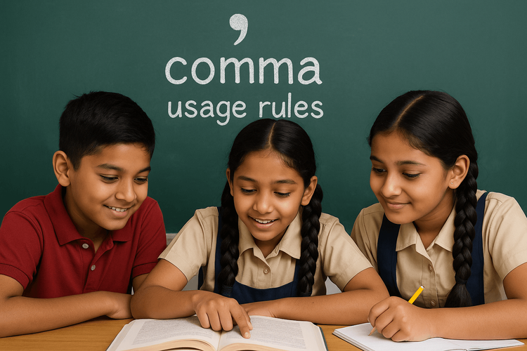 Comma Usage Rules in English Grammar with Examples