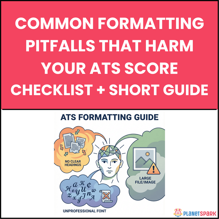 Common formatting pitfalls that harm your ATS score