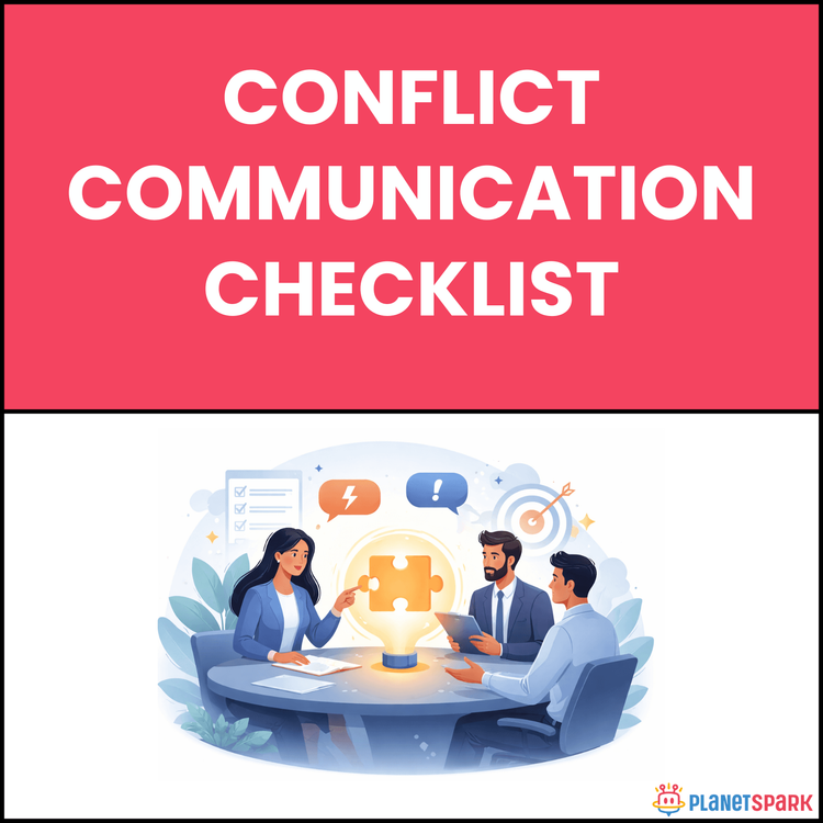Conflict Communication Checklist