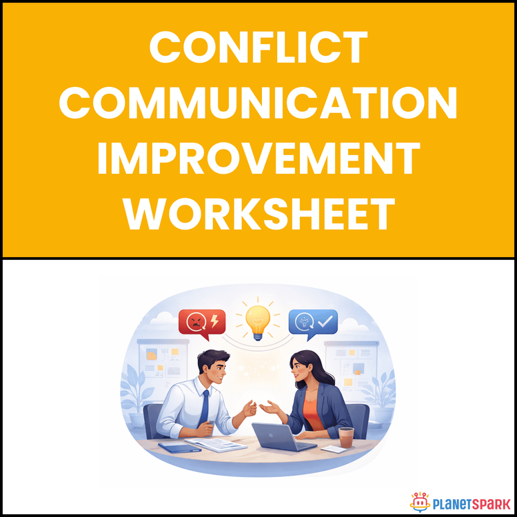 Conflict Communication Improvement Worksheet